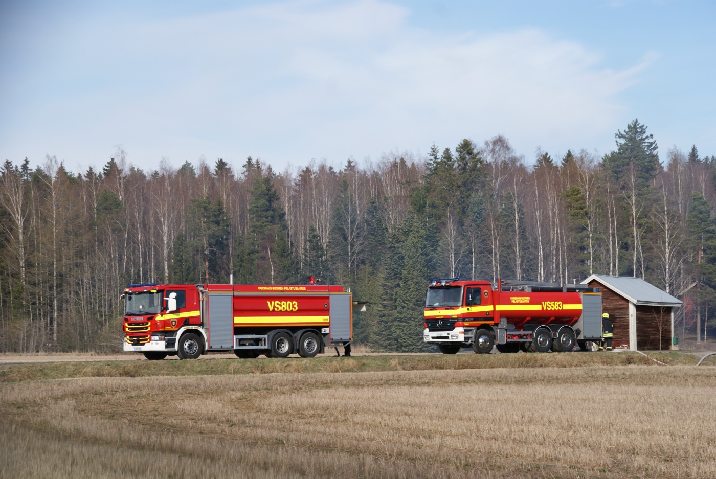 Tilannehuone.fi - Navetta Paloi Koskella. - Koski Tl: Maastopalo ...