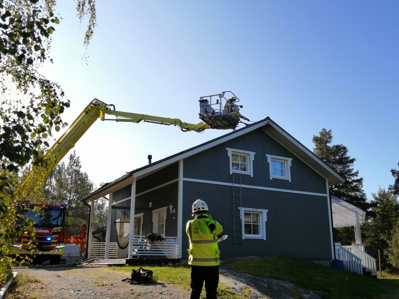 Tilannehuone.fi - Omakotitalossa Tulipalo Yläneellä - Pöytyä ...